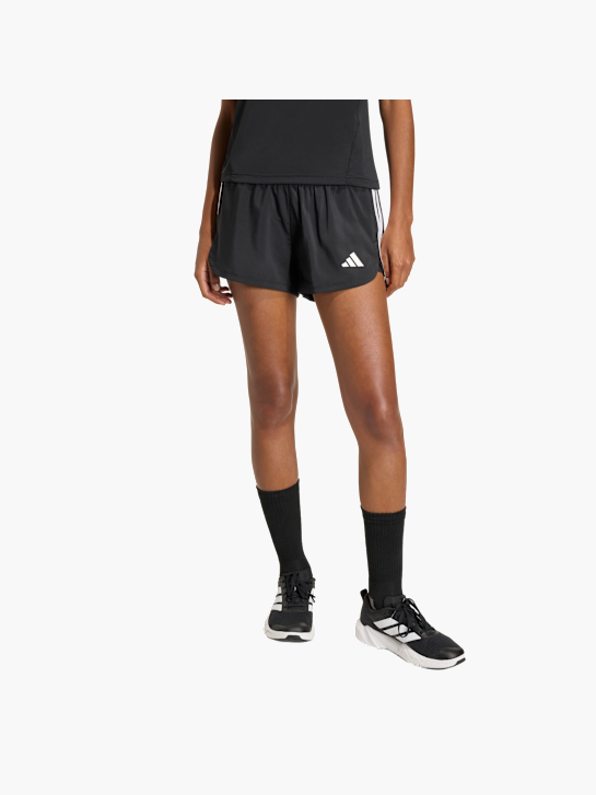 adidas Pacer Workout Woven 2in1 Shorts Schwarz 156945 2