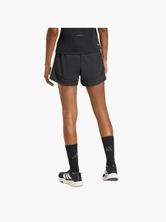 adidas Pacer Workout Woven 2in1 Shorts Schwarz 156945 3
