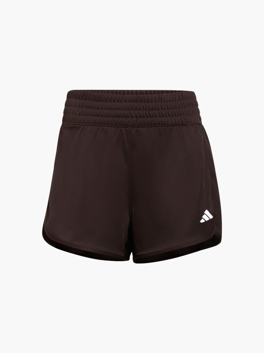 adidas Pacer Essentials Knit High-Rise Shorts Braun 156334 1