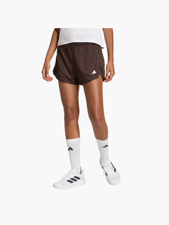 adidas Pacer Essentials Knit High-Rise Shorts Braun 156334 2