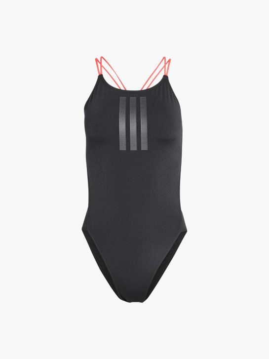adidas RIPSTREAM 3-STREIFEN TIE BACK BADEANZUG Schwarz 156127 1