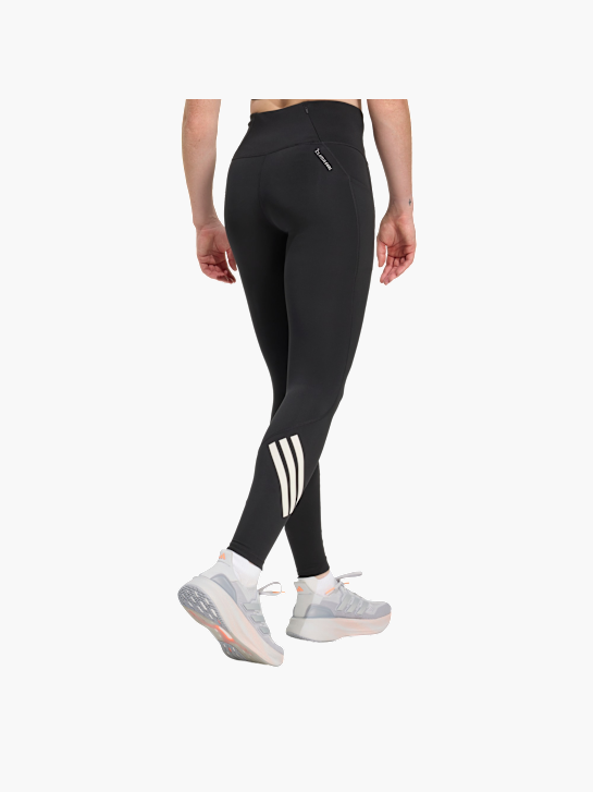 adidas adi365 Climacool 3-Streifen Running Full Length Leggings Schwarz 156287 3