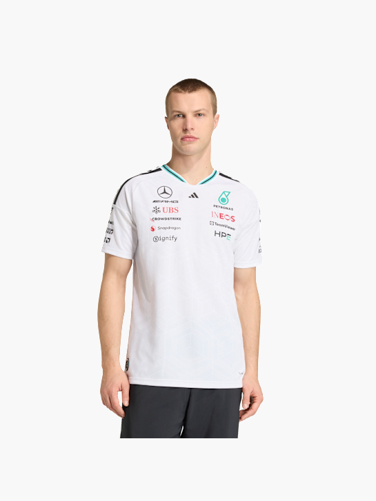 adidas MERCEDES - AMG PETRONAS FORMULA 1 TEAM DRIVER AUTHENTIC TRIKOT Weiß 157282 2