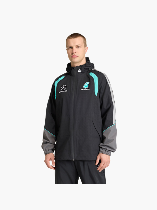 adidas MERCEDES - AMG PETRONAS FORMEL 1 TEAM MECHANICS REGENJACKE Schwarz 157389 2