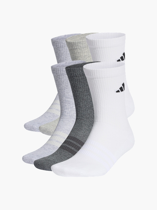 adidas CUSHIONED CREW SOCKEN 6ER-PACK Weiß 156910 1
