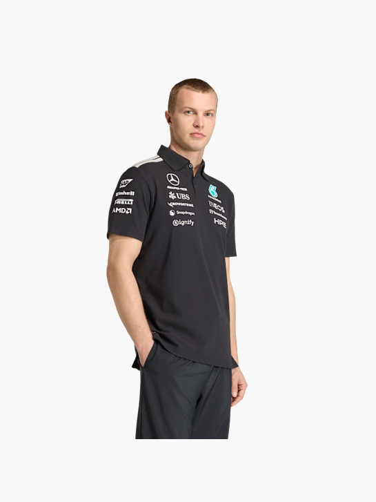 adidas MERCEDES - AMG PETRONAS FORMULA 1 TEAM ENGINEERS POLOSHIRT Schwarz 157326 2