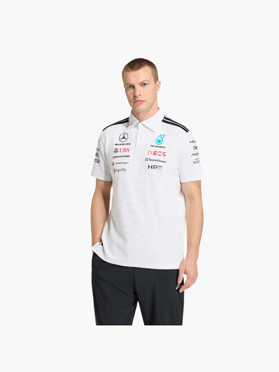 adidas MERCEDES - AMG PETRONAS FORMULA 1 TEAM ENGINEERS POLOSHIRT Weiß 157327 2