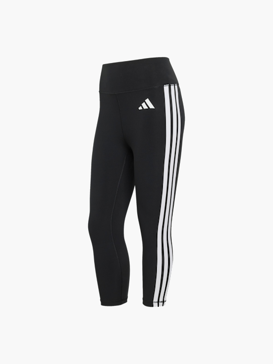 adidas Optime Essentials Workout 3-Streifen 3/4 Leggings Schwarz 156143 1