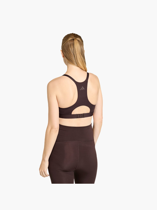 adidas Optime Workout Still-BH, mittlere Belastung Braun 157362 4