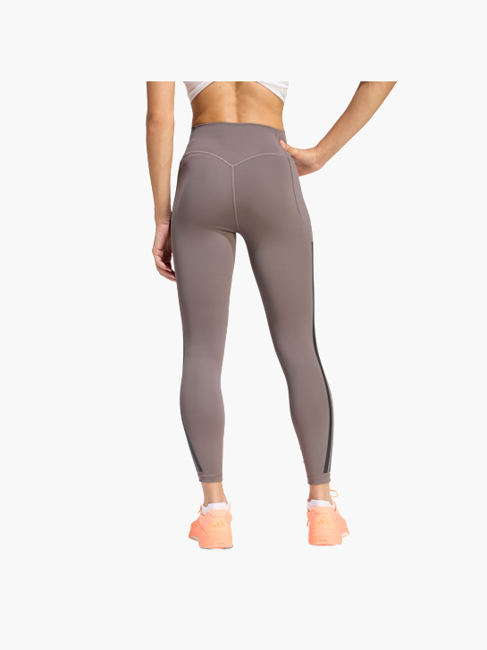 adidas Optime Workout 3-Streifen 7/8 Leggings Braun 156107 3