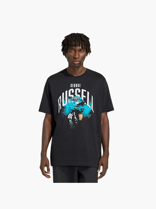 adidas MERCEDES - AMG PETRONAS FORMULA 1 TEAM GEORGE RUSSELL GRAFIK-T-SHIRT Schwarz 157361 2