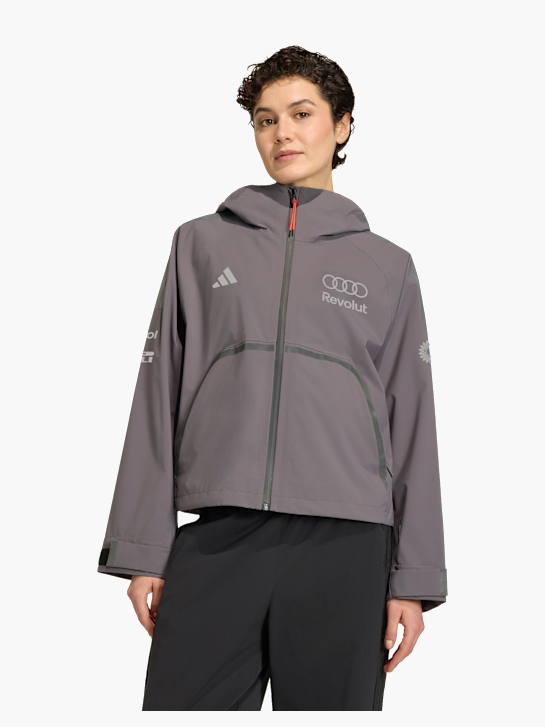 adidas AUDI REVOLUT F1 TEAM ENGINEERS & MARKETING REGENJACKE Grau 169129 2