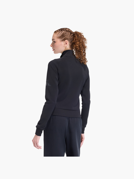 adidas Soft Lux Trainingsjacke, schmal geschnitten Schwarz 156073 3