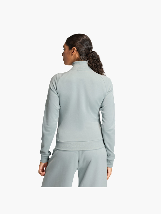 adidas Soft Lux Trainingsjacke, schmal geschnitten Grün 156074 3