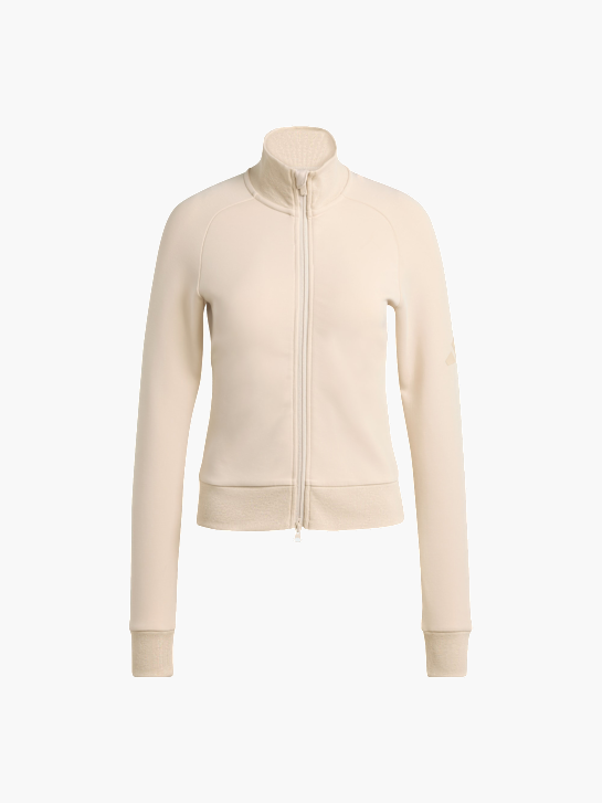 adidas Soft Lux Trainingsjacke, schmal geschnitten Beige 156075 1