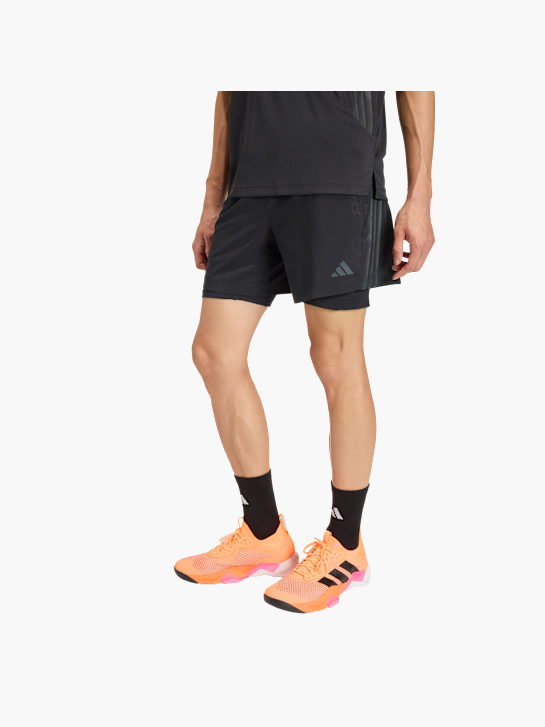 adidas TECH ESSENTIALS WORKOUT 2in1 SHORTS Schwarz 157257 2