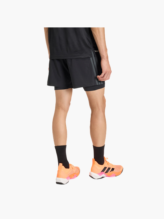 adidas TECH ESSENTIALS WORKOUT 2in1 SHORTS Schwarz 157257 3