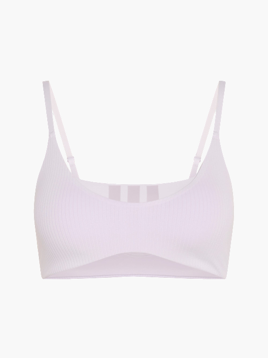 adidas All Me Sport-BH, leichter Halt, gerippt Flieder 169665 1