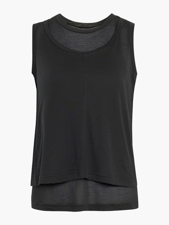 adidas SOFT LUX SHEER TANK TOP Schwarz 169470 1