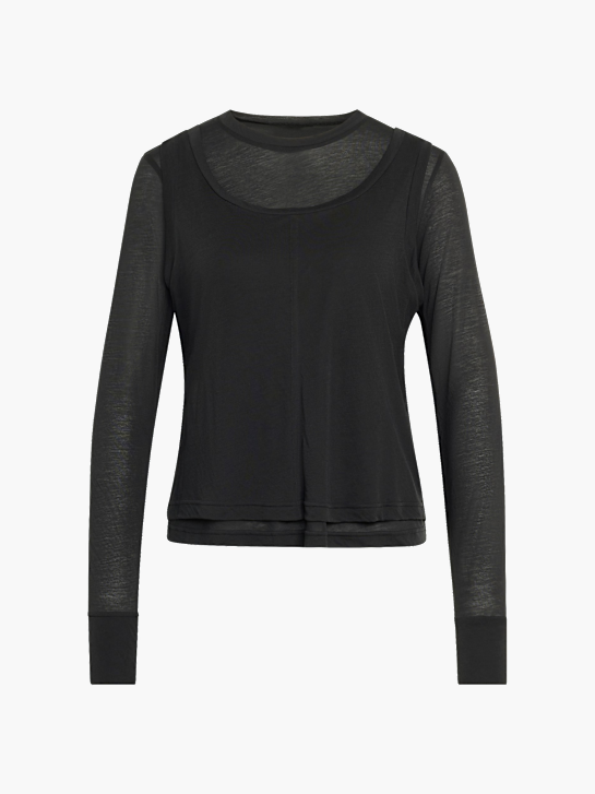 adidas SOFT LUX LONGSLEEVE, TRANSPARENT Schwarz 168697 1