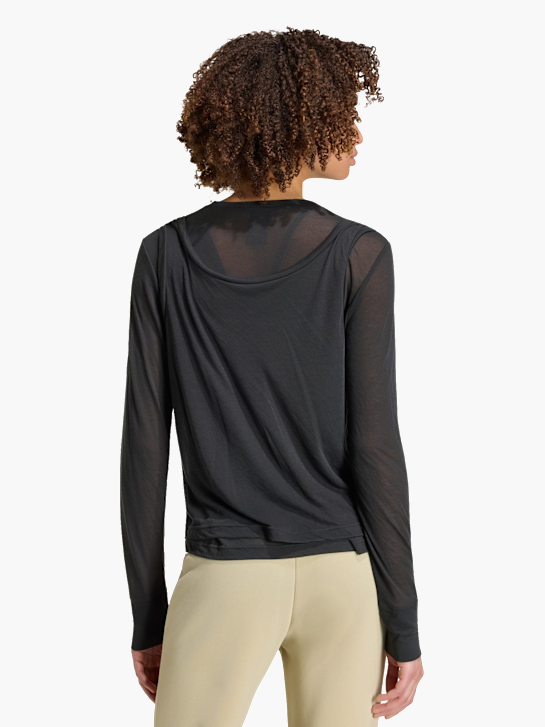 adidas SOFT LUX LONGSLEEVE, TRANSPARENT Schwarz 168697 3