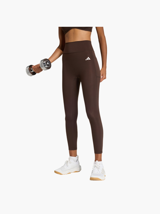 adidas Optime Essentials 7/8-Leggings, ohne Vordernaht Braun 156248 2