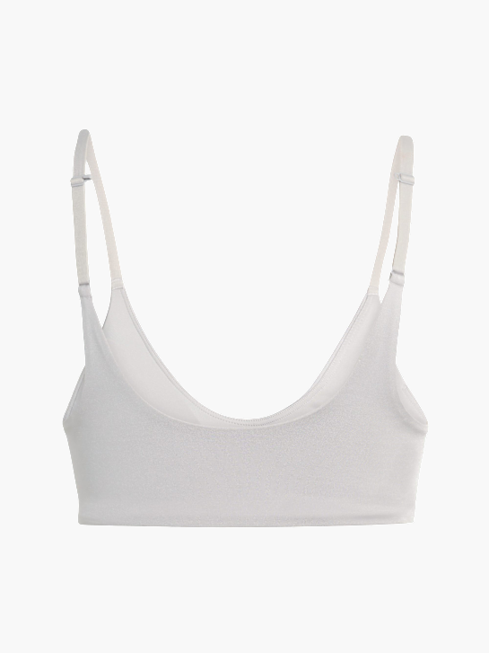 adidas Optime Essentials Workout Shine BH mit leichtem Halt Grau 156109 2