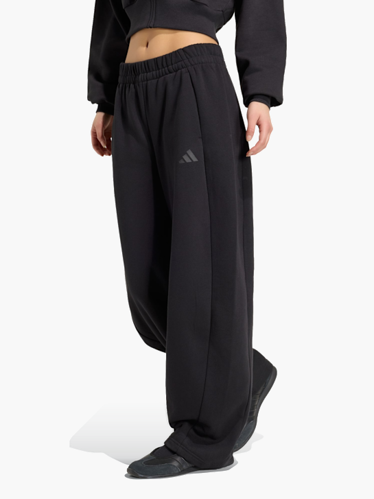 adidas Essentials Contemporary Fleece Hose mit Barrel-Bein Schwarz 169619 2
