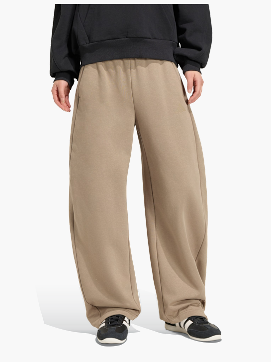 adidas Essentials Contemporary Fleece Hose mit Barrel-Bein Beige 169620 2