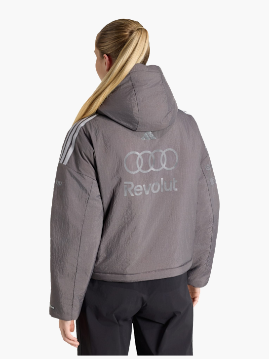adidas AUDI REVOLUT F1 TEAM ENGINEERS&nbsp;&&nbsp;MARKETING PUFFER JACKE Grau 169541 3