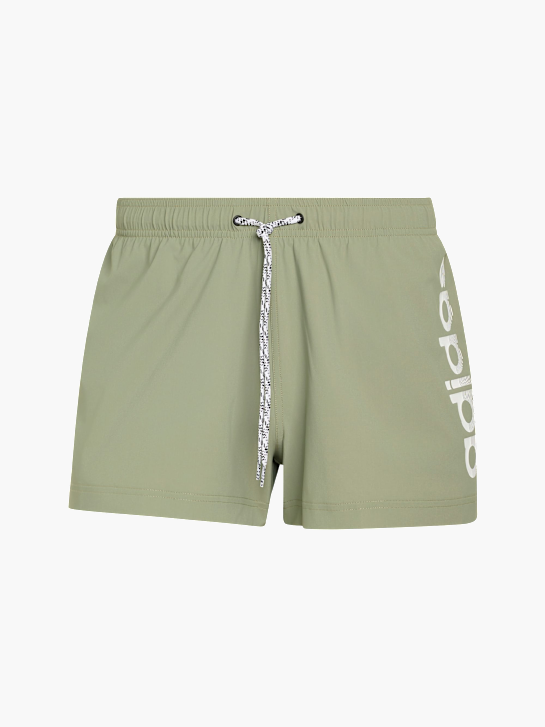 adidas LOGO ELASTISCHE STRICK-BADEHOSE 7,6 CM Olive 168557 1