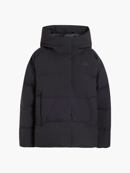 adidas HELIONIC PUFFER DAUNENJACKE, KAPUZE Schwarz 168752 1