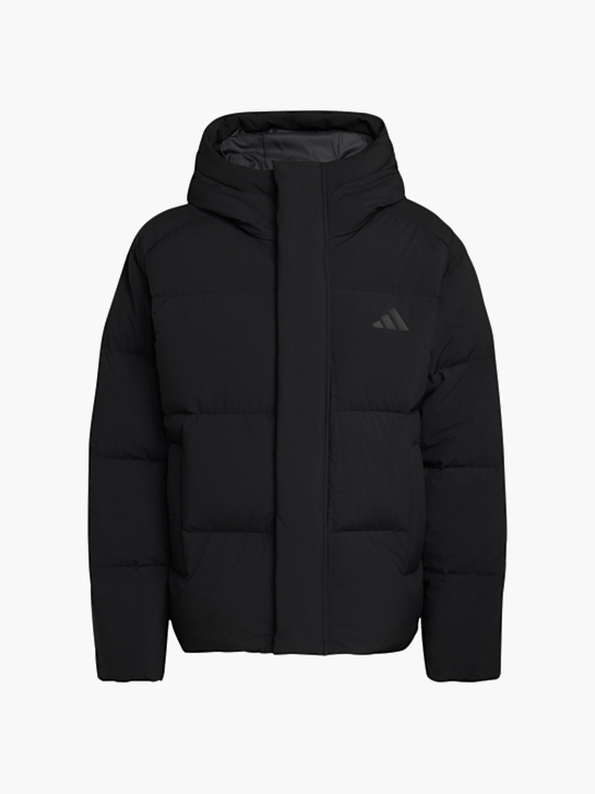 adidas HELIONIC PUFFER JACKE KAPUZE Schwarz 168695 1