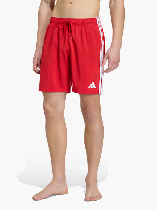 adidas 3-STREIFEN BADESHORTS, 20,5 CM Rot 169500 2