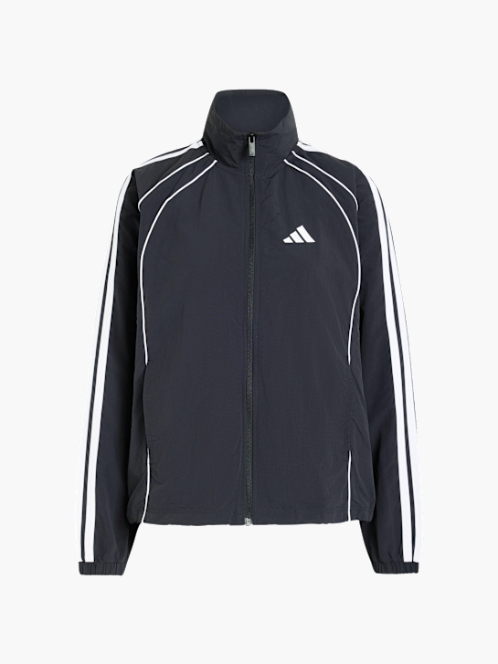 adidas Iconic Trainingsjacke, gewebt, 3-Streifen Schwarz 169654 1