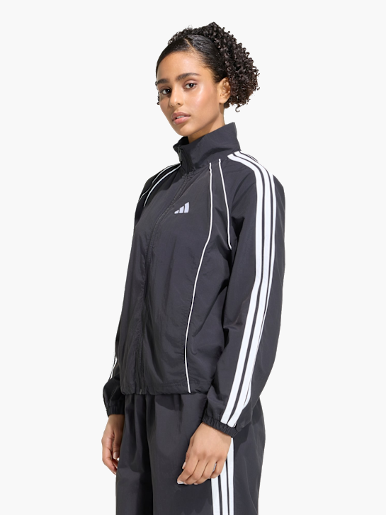 adidas Iconic Trainingsjacke, gewebt, 3-Streifen Schwarz 169654 2