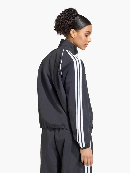 adidas Iconic Trainingsjacke, gewebt, 3-Streifen Schwarz 169654 3