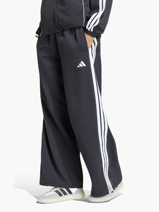 adidas Iconic Bungees-Trainingshose, gewebt, weites Bein Schwarz 168617 2