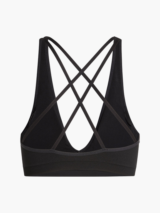 adidas Workout Essentials Knit Light Support BH Schwarz 157368 2