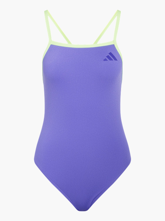 adidas Badeanzug mit dünnen Trägern und V-förmigem Rückendesign Lila 168773 1