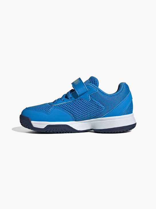 adidas Courtflash Hook-and-Loop Kids Tennisschuh Blau 169264 3