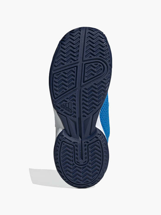 adidas Courtflash Hook-and-Loop Kids Tennisschuh Blau 169264 4