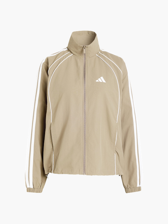 adidas Iconic Trainingsjacke, gewebt, 3-Streifen Beige 169655 1