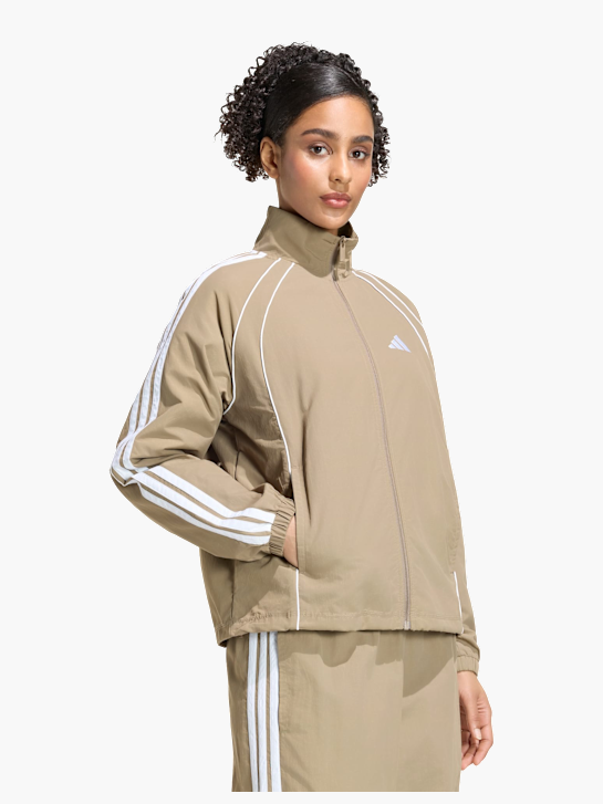 adidas Iconic Trainingsjacke, gewebt, 3-Streifen Beige 169655 2