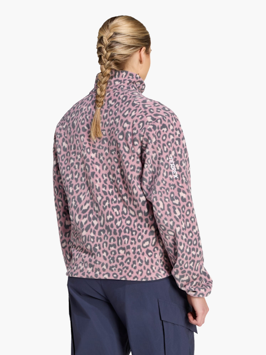 adidas Terrex Multi Climawarm Fleecejacke, durchgehender Reißverschluss Lila 169683 3