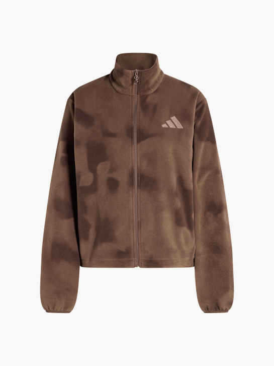 adidas Terrex Multi Climawarm Fleecejacke, durchgehender Reißverschluss Braun 168931 1