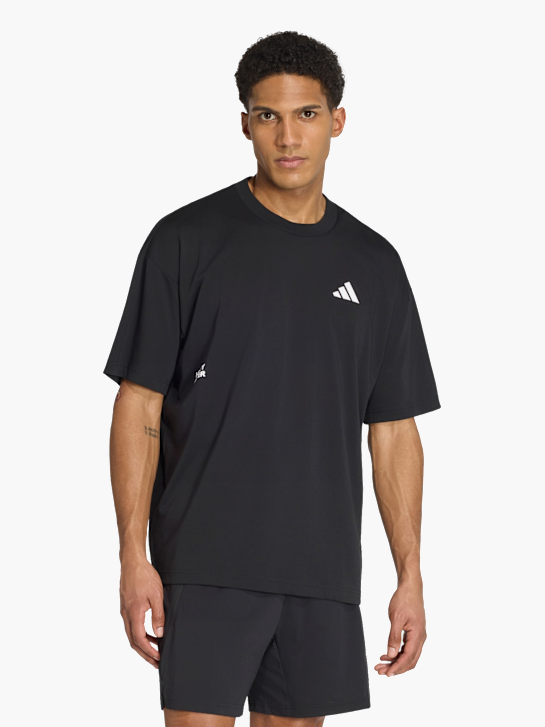 adidas CLIMACOOL FUN TRAINING Grafik T-Shirt Schwarz 168953 2