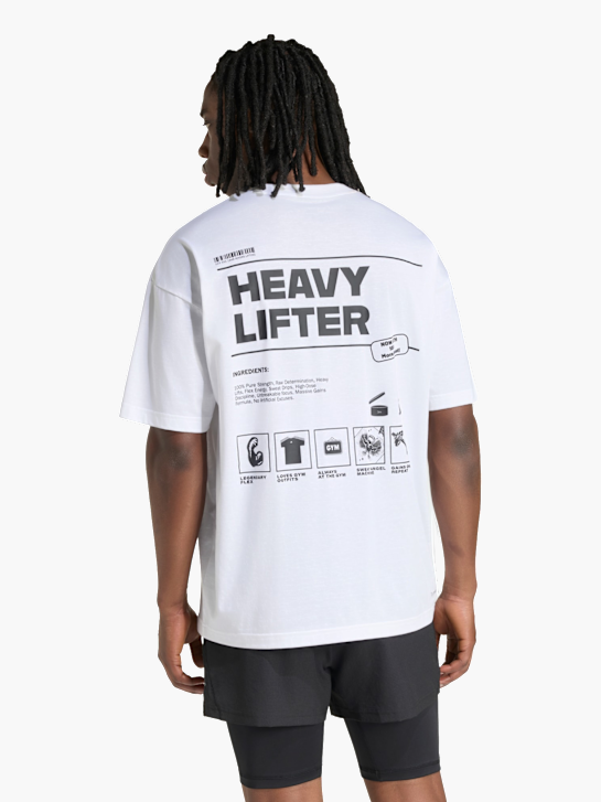 adidas CLIMACOOL FUN TRAINING Grafik T-Shirt Weiß 168954 3