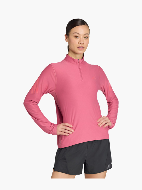 adidas adi365 Iconic Running Pullover mit Reißverschluss bis zur Brust Pink 169568 2