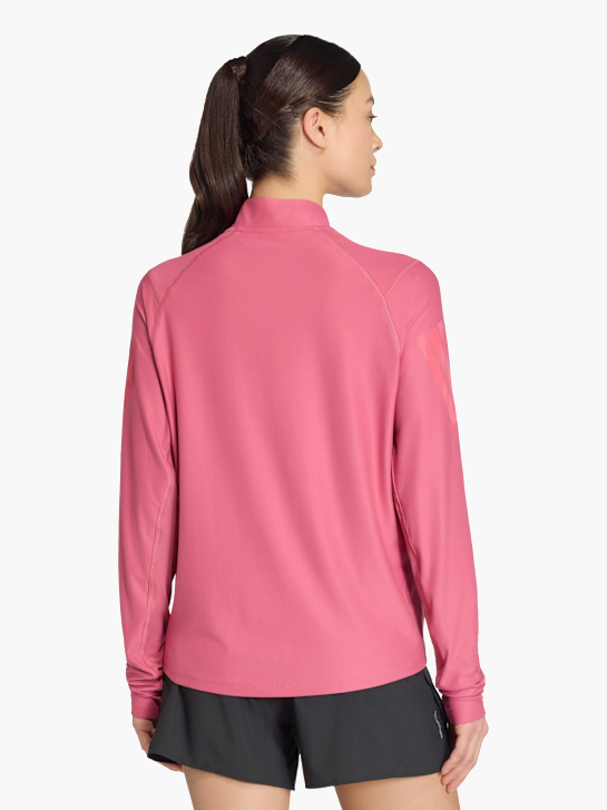 adidas adi365 Iconic Running Pullover mit Reißverschluss bis zur Brust Pink 169568 3